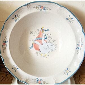 Marmalade Geese Pear International Stoneware Japan Goose Vegetable Serving Bowl
